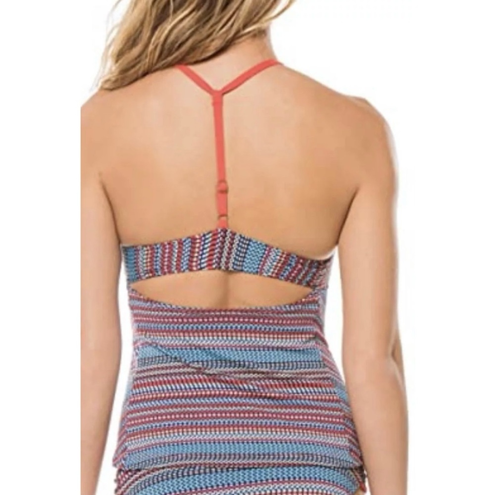 🌸LUCKY BRAND* Halter Swimsuit Tankini Top